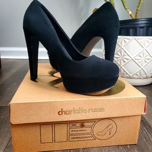 Charlotte Russe Black Pump Heels